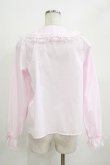 画像3: majoretty / はしごレースブラウス L ピンク H-26-01-22-1035-GO-BL-NS-ZH (3)