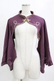 画像1: metamorphose / 無地着物袖ボレロ Free パープル H-26-01-22-1036-ME-TO-NS-ZH (1)