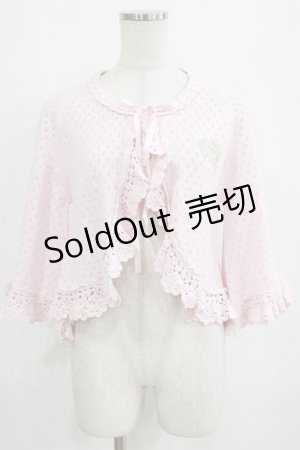 画像: BABY,THE STARS SHINE BRIGHT / 透かし編みボレロ Free ピンク H-26-01-22-1039-BA-TO-NS-ZH