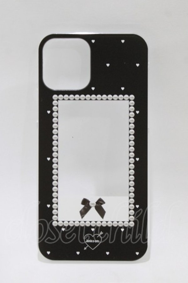 画像1: Jamie エーエヌケー / ハートドットチェキiPhoneケース  ブラック H-26-01-22-1046-LO-ZA-NS-ZH (1)