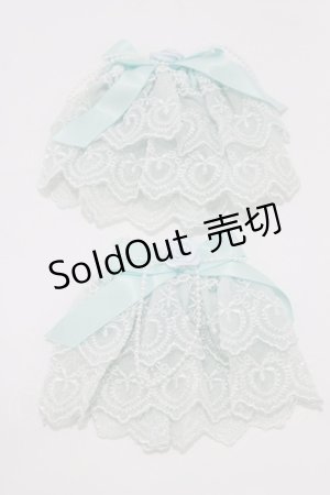 画像: metamorphose / チュールレースカフス  サックス H-26-01-22-1052-ME-ZA-NS-ZH