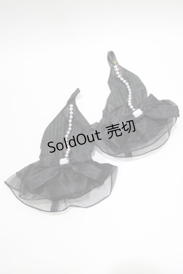 画像1: metamorphose / 魔女の森グローブ  ブラック H-26-01-22-1056-ME-ZA-NS-ZH (1)