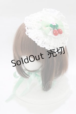 画像: metamorphose / sweet cherryレースヘッドドレス  ミント H-26-01-22-1057-ME-AC-NS-ZH