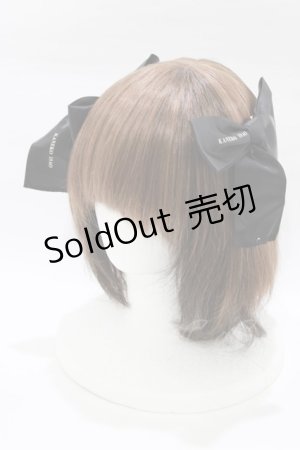 画像: KANEKO ISAO / リボンバレッタ  ブラック H-26-01-22-1060-EL-AC-NS-ZH