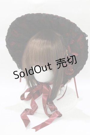 画像: ALICE and the PIRATES / Memoire de Rose ボンネット  ボルドー H-26-01-22-1062-PA-AC-NS-ZH