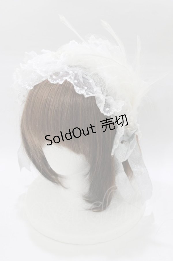 画像1: ALICE and the PIRATES / Twinkleパールヘッドドレスカチューシャ  シルバー H-26-01-22-1063-PA-AC-NS-ZH (1)