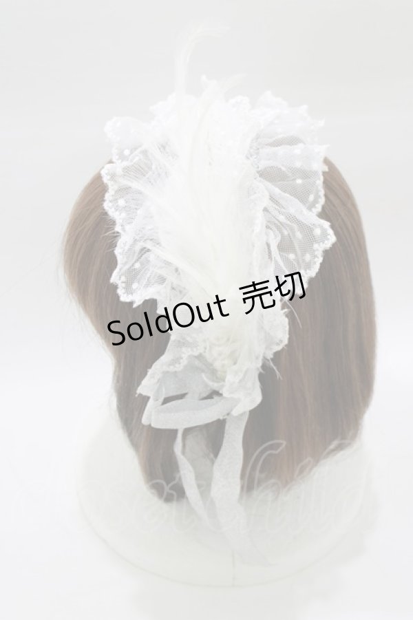 画像2: ALICE and the PIRATES / Twinkleパールヘッドドレスカチューシャ  シルバー H-26-01-22-1063-PA-AC-NS-ZH (2)