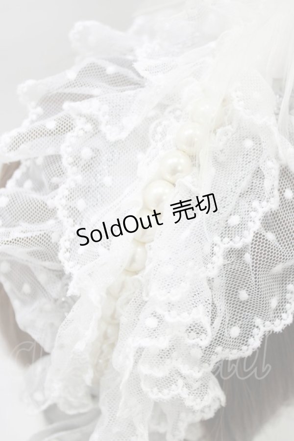 画像3: ALICE and the PIRATES / Twinkleパールヘッドドレスカチューシャ  シルバー H-26-01-22-1063-PA-AC-NS-ZH (3)