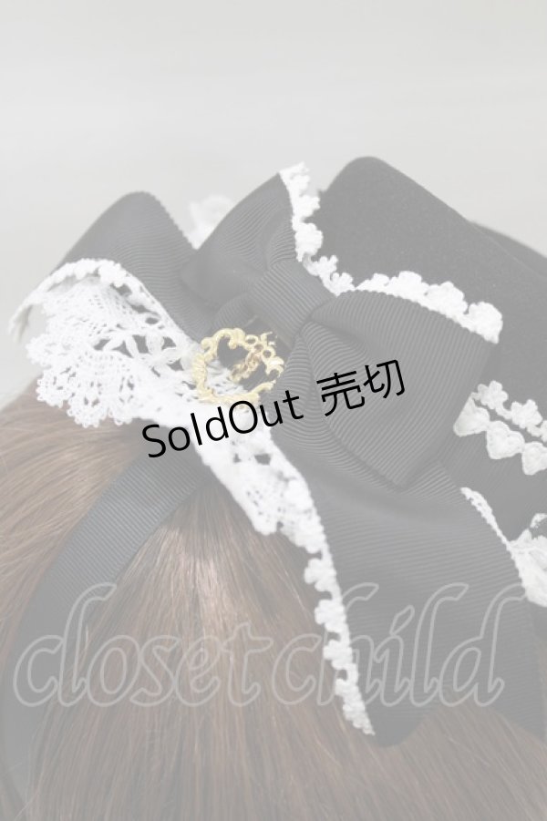 画像2: BABY,THE STARS SHINE BRIGHT / Strawberry Sweetheart Cakeミニハット  ブラック H-26-01-22-1064-BA-AC-NS-ZH (2)