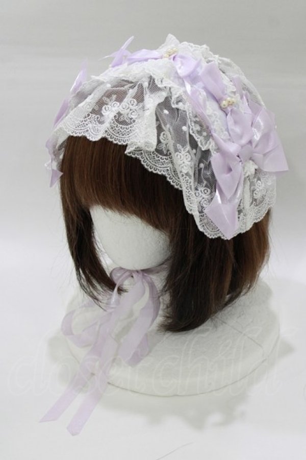 画像1: BABY,THE STARS SHINE BRIGHT / La Floraison Feeriqueヘッドドレス  ラベンダー H-26-01-22-1065-BA-AC-NS-ZH (1)