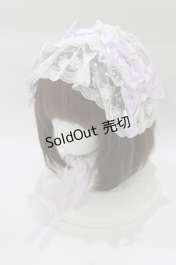 画像1: BABY,THE STARS SHINE BRIGHT / La Floraison Feeriqueヘッドドレス  ラベンダー H-26-01-22-1065-BA-AC-NS-ZH (1)