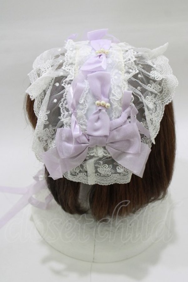 画像2: BABY,THE STARS SHINE BRIGHT / La Floraison Feeriqueヘッドドレス  ラベンダー H-26-01-22-1065-BA-AC-NS-ZH (2)