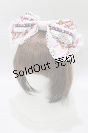 画像: BABY,THE STARS SHINE BRIGHT / くみゃちゃんのHarvest Festival柄リボンカチュ-シャ  ピンク H-26-01-22-1066-BA-AC-NS-ZH