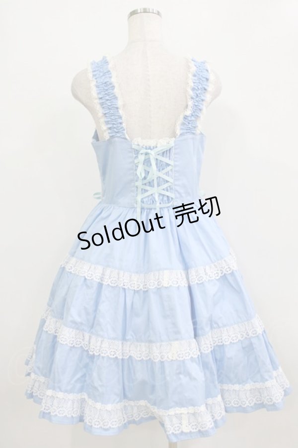 画像3: BABY,THE STARS SHINE BRIGHT / ミルフィーユジャンパースカート Free サックス H-26-01-22-1005-BA-OP-NS-ZH (3)