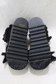 画像4: Jamie エーエヌケー / フリフリ厚底スニーカー L/24.0〜24.5cm ブラック H-26-01-22-1070-LO-SH-NS-ZH (4)