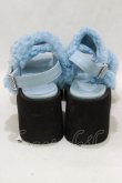 画像3: Jamie エーエヌケー / ファー厚底サンダル L/24.0〜24.5cm ブルー H-26-01-22-1072-LO-SH-NS-ZH (3)