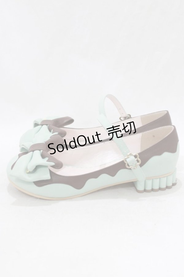 画像2: BABY,THE STARS SHINE BRIGHT / とろけるチョコシューズ S/約22〜22.5 cm ミント/ブラウン H-26-01-22-1074-BA-SH-NS-ZH (2)