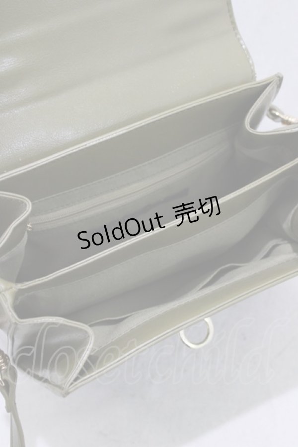 画像3: an another angelus / ゴブランフラップハンドバッグ  GREEN H-26-01-22-1078-CA-BG-NS-ZH (3)