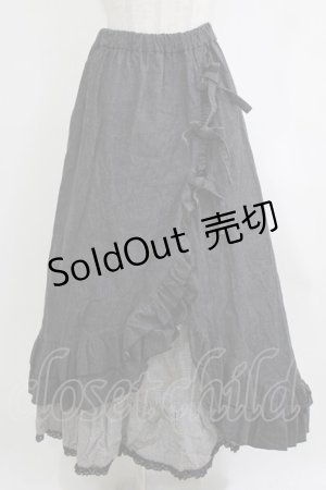 画像: metamorphose / ロングスカート  ブラック H-26-01-22-1013-ME-SK-NS-ZH