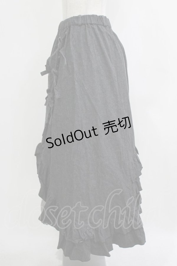 画像2: metamorphose / ロングスカート  ブラック H-26-01-22-1013-ME-SK-NS-ZH (2)