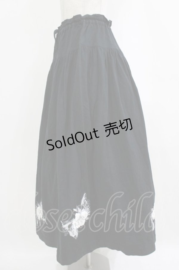 画像2: KANEKO ISAO / カットスカート Free ブラック H-26-01-22-1014-EL-SK-NS-ZH (2)