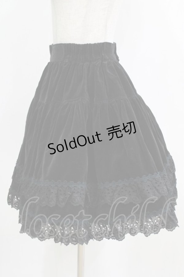 画像2: Cornet / 別珍スカート Free ブラック H-26-01-22-1019-LO-SK-NS-ZH (2)