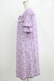 画像2: INGEBORG / 花柄ワンピース 11号 パープル H-26-01-22-1020-LO-OP-NS-ZH (2)