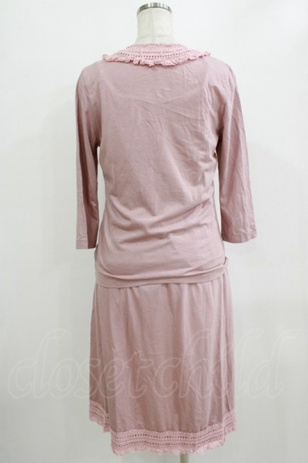 画像3: INGEBORG / カットワンピース+カーディガン 11号 ピンク H-26-01-22-1021-LO-OP-NS-ZH (3)