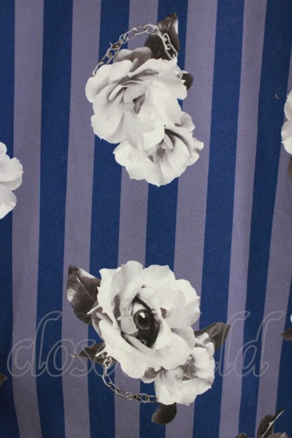 画像4: Jamie エーエヌケー / ストライプローズアイBIGシャツ M ブルー H-26-01-23-030-LO-BL-NS-ZH (4)