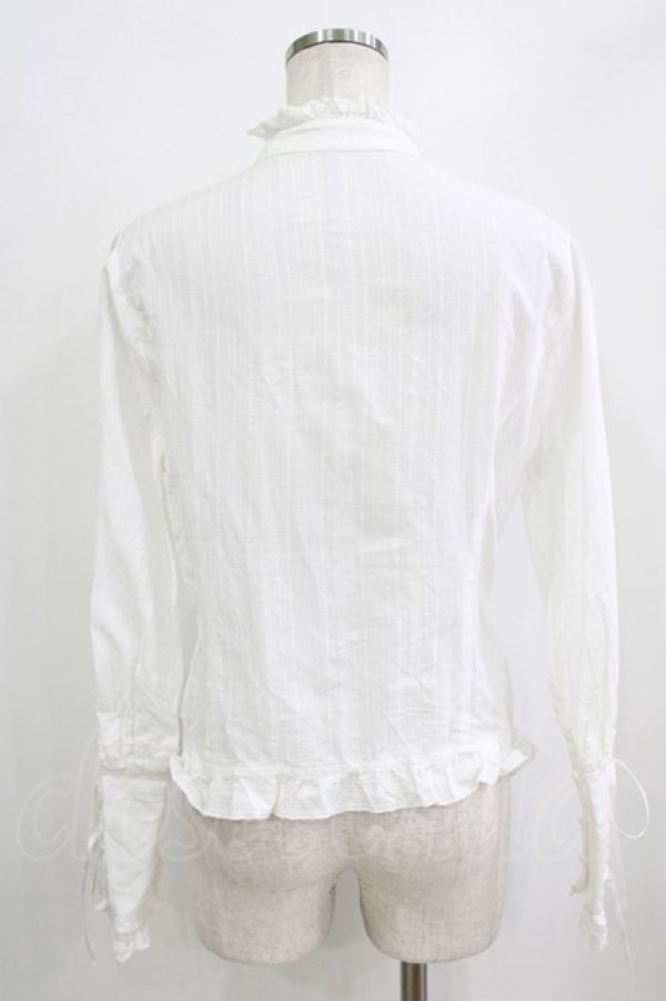 画像3: Vilia（海外ロリータブランド） / フリルブラウス XXL オフ H-26-01-23-040-PU-BL-NS-ZH (3)