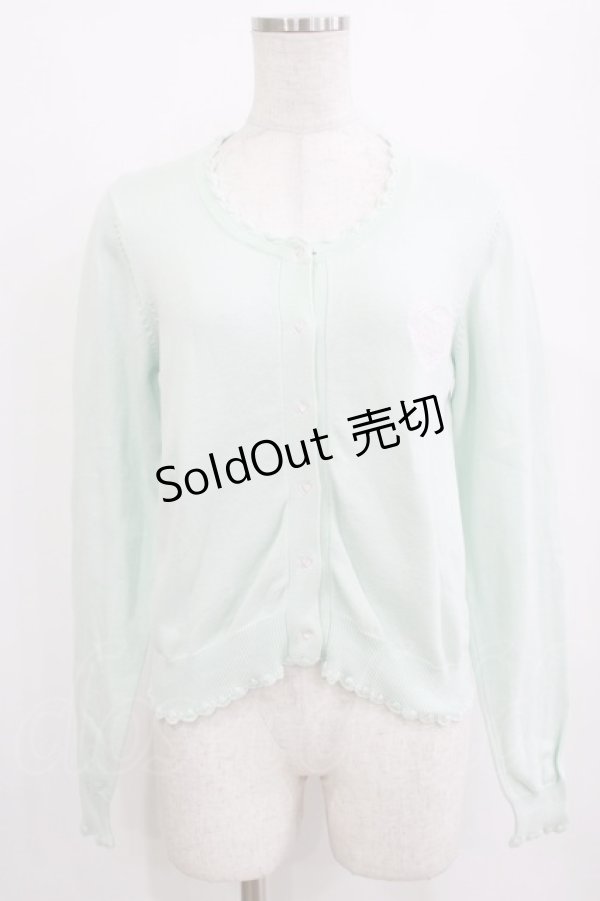 画像1: BABY,THE STARS SHINE BRIGHT / ハートレースカーディガン Free サックス/ピンク H-26-01-23-042-BA-TO-NS-ZH (1)