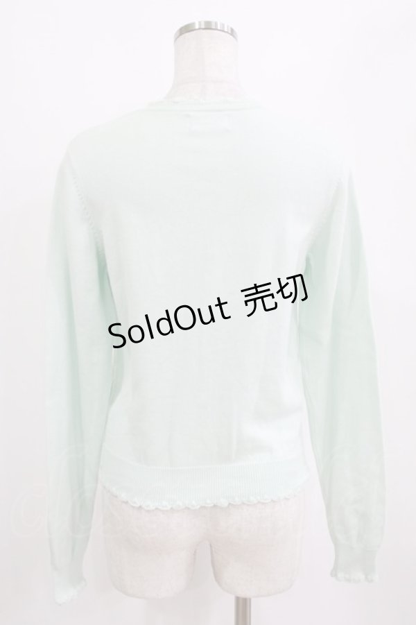 画像3: BABY,THE STARS SHINE BRIGHT / ハートレースカーディガン Free サックス/ピンク H-26-01-23-042-BA-TO-NS-ZH (3)