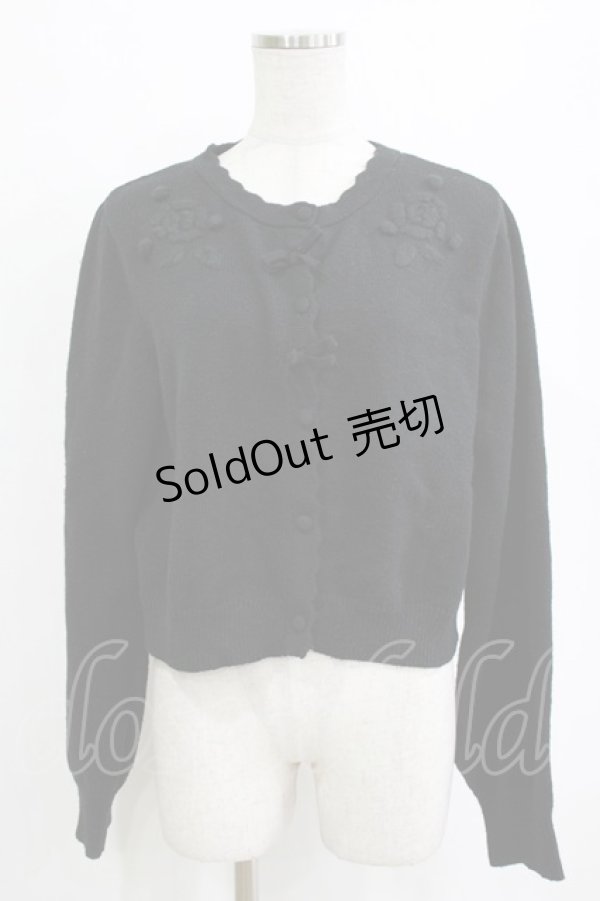 画像1: m petit by misako / バラシシュウニットCD L ブラック H-26-01-23-045-LO-TO-NS-ZH (1)