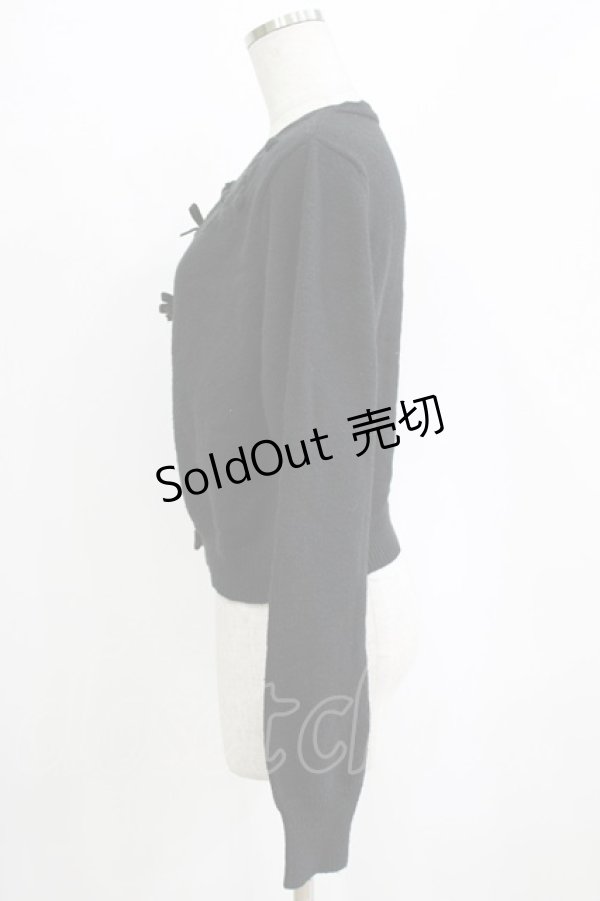 画像2: m petit by misako / バラシシュウニットCD L ブラック H-26-01-23-045-LO-TO-NS-ZH (2)