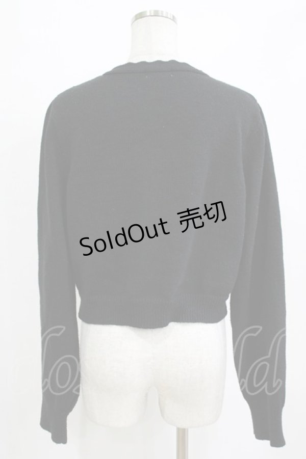 画像3: m petit by misako / バラシシュウニットCD L ブラック H-26-01-23-045-LO-TO-NS-ZH (3)