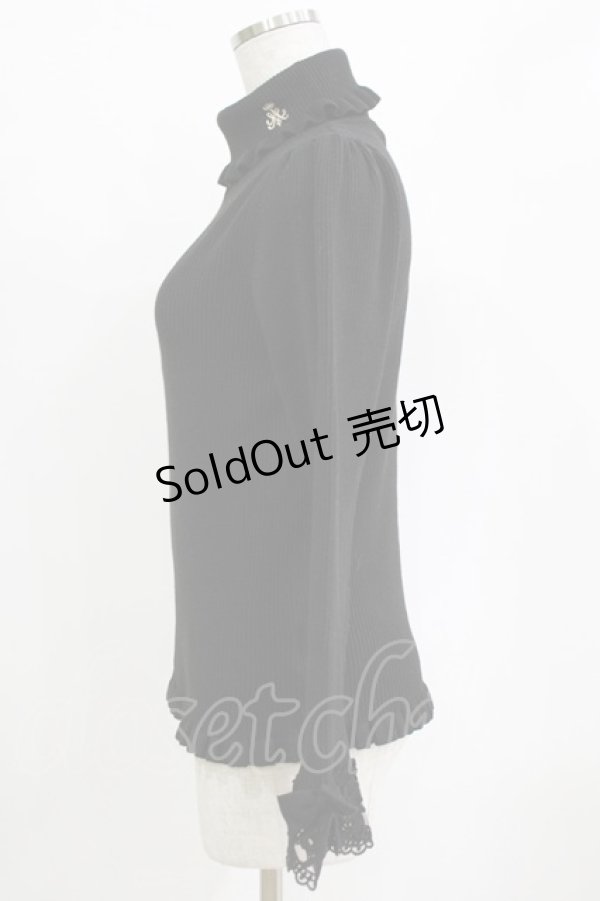 画像2: m petit by misako / TT*MSKTNソデレース LL ブラック H-26-01-23-049-LO-TO-NS-ZH (2)