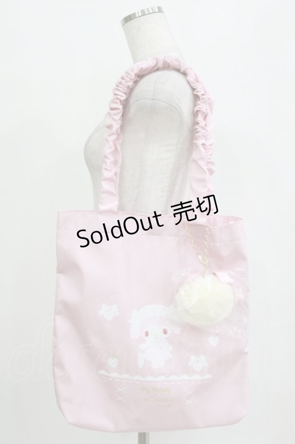 画像1: m petit by misako / サンリオキャラクターズコラボ マイメロディ トートバッグ  ピンク H-26-01-23-054-LO-BG-NS-ZH (1)