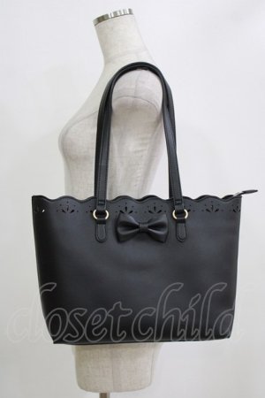 画像: m petit by misako / サンリオキャラクターズコラボ クロミ トートバッグ  ブラック H-26-01-23-055-LO-BG-NS-ZH