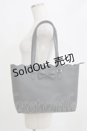 画像: m petit by misako / サンリオキャラクターズコラボ クロミ トートバッグ  ブラック H-26-01-23-055-LO-BG-NS-ZH