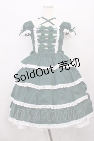 画像: BABY,THE STARS SHINE BRIGHT / リボンミルキーシュガージャンパースカート Free グリーン H-26-01-23-1001-BA-OP-NS-ZH