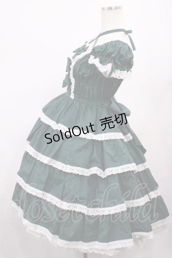 画像2: BABY,THE STARS SHINE BRIGHT / リボンミルキーシュガージャンパースカート Free グリーン H-26-01-23-1001-BA-OP-NS-ZH (2)