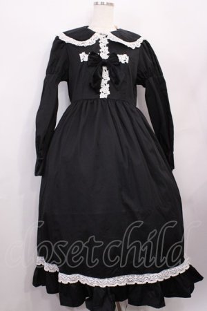 画像: Eri Aino's collaboration / シャーロットの水曜日 ワンピース L ブラック H-26-01-23-1008-LO-TO-NS-ZH