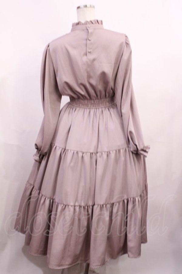 画像2: m petit by misako / AM*レースティアードワンピース L ピンク H-26-01-23-1011-LO-OP-NS-ZH (2)