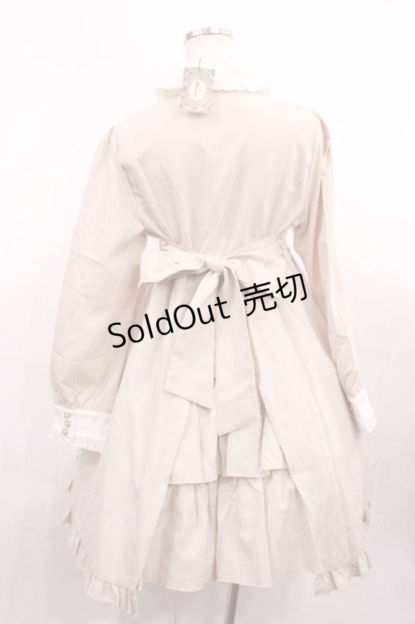 画像2: Amavel / 刺繍入りバックティアードコート Free アイボリー H-26-01-23-1012-CA-OP-NS-ZH (2)