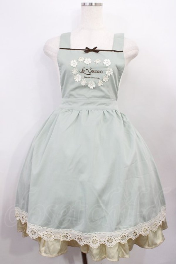 画像1: axes femme POETIQUE / エプロンスカート M ミント H-26-01-23-1013-AX-SK-NS-ZH (1)