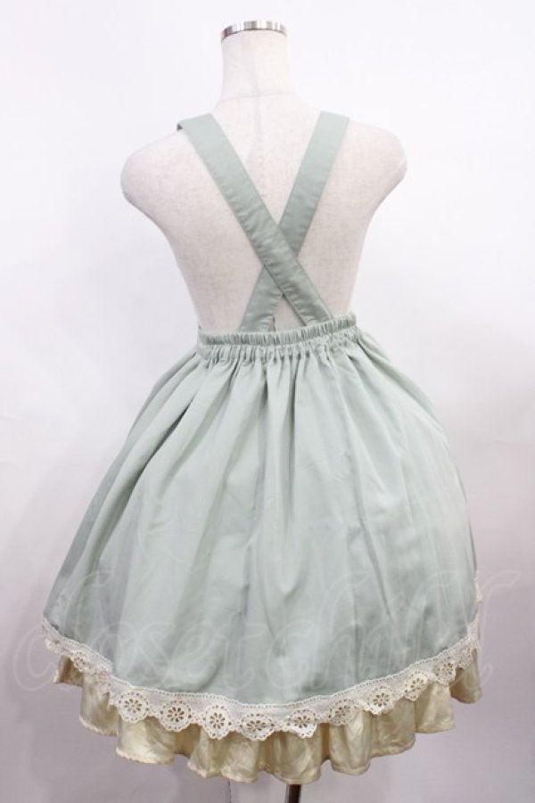 画像2: axes femme POETIQUE / エプロンスカート M ミント H-26-01-23-1013-AX-SK-NS-ZH (2)