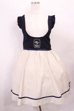 画像: Amavel / 肩フリルジャンパースカート Free ネイビー H-26-01-23-1015-CA-OP-NS-ZH