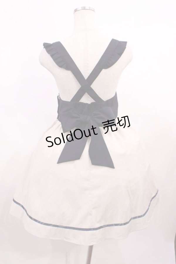 画像2: Amavel / 肩フリルジャンパースカート Free ネイビー H-26-01-23-1015-CA-OP-NS-ZH (2)