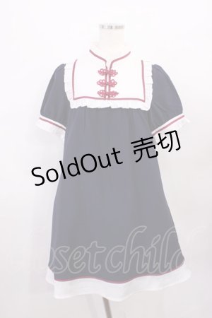 画像: Amavel / チャイナワンピース Free ネイビー H-26-01-23-1017-CA-OP-NS-ZH