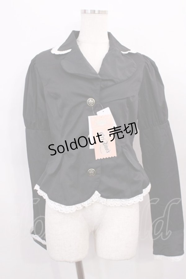 画像1: Eri Aino's collaboration / シャーロットの水曜日 ジャケット L ブラック H-26-01-23-1025-LO-JA-NS-ZH (1)